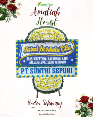 Papan Bunga Duka di Tanjung Indah
