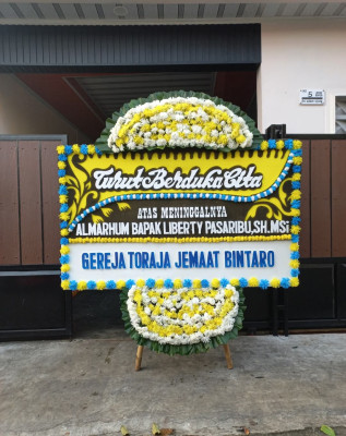 Papan Bunga Duka di Tanjung Indah