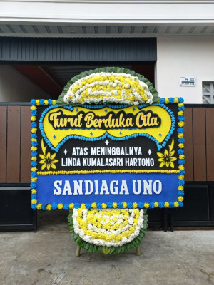 Papan Bunga Duka di Tanjung Indah